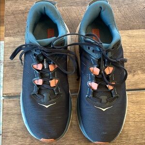 Hoka One One Graviota 3 running shoes size 10B navy blue and orange